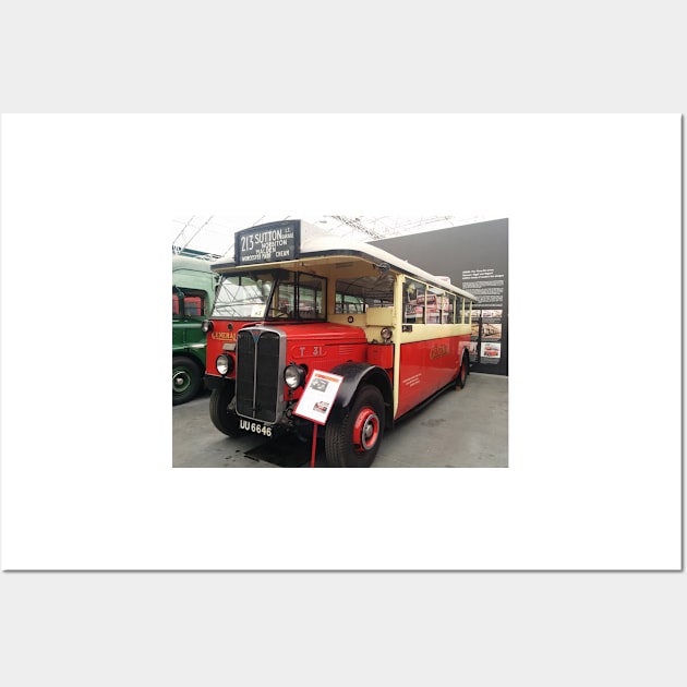 1929 AEC Regal I bus – T31 Wall Art by fantastic-designs